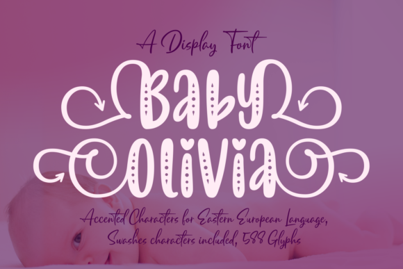 Baby Olivia Font for Handmade and Commercial Projects