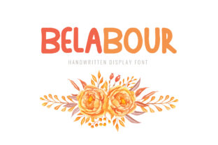 Belabour: A Whimsical Display Font for Crafters and Designers