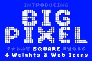 Big Pixel: A Bold Display Font for Digital Marketing
