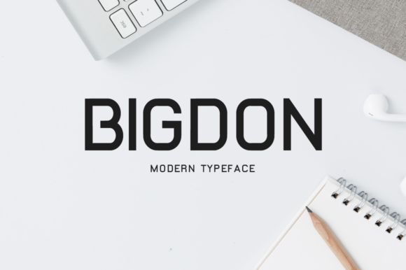 Bigdon: A Display Font for Bold Brand Statements