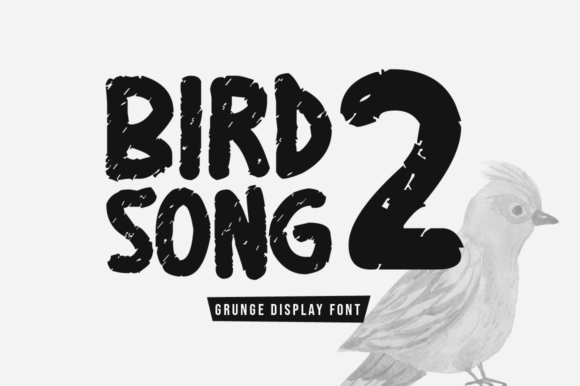 Birdsong Two: A Whimsical Display Font for Editorial Design