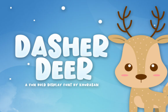 Dasher Deer: A Festive Font for Holiday Crafts