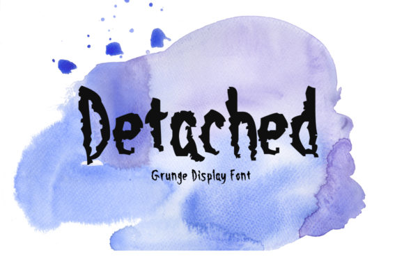Detached: A Font with Personality for Branding Projects