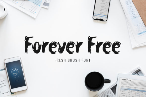 Forever Free: A Bold Display Font for Modern Web Design