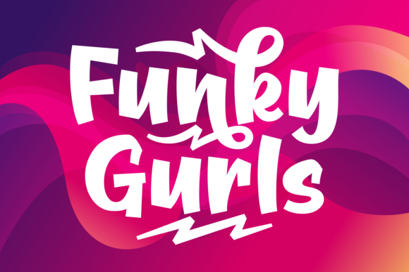 Funky Gurls Font for Web Design Projects