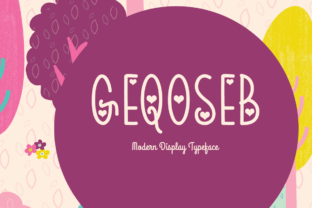 Geqoseb: A Modern Display Font for Editorial Design