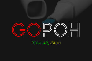 Gopoh: A Modern Typeface for Bold Branding