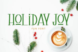 Holiday Joy Display Font for Web Design