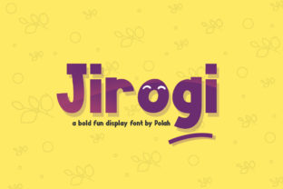 Jirogi: A Playful Display Font for Bold Campaigns