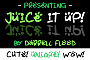 Juice It Up: A Playful Display Font for Creative Projects