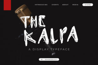 Kalpa: A Handwritten Font with Character