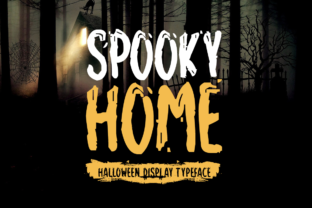 Spooky Home Font for a Polished Halloween Brand