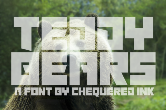 Teddy Bears Font for Editorial Design