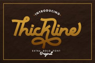 Thickline: A Bold Font for Campaigns That Stand Out