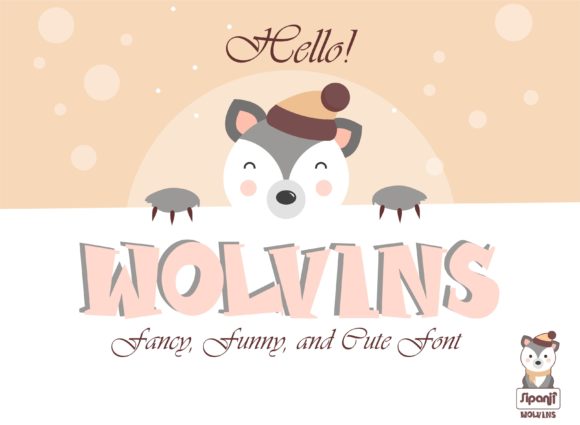 Wolvins: A Bold Display Font for Web Design and Brand Identity