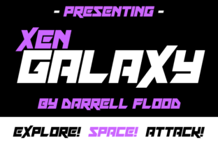 Xen Galaxy Font for Futuristic Campaigns